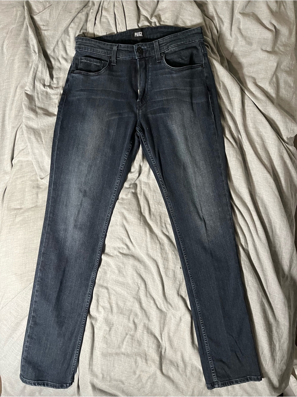 PAIGE Men's Federal Slim Straight Leg Jeans 31x32. Like new, paid $200.